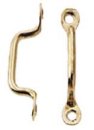 HW1123 Windowpull Brass 6 Pc/Pk by Houseworks