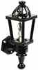 HWH2028 1/2 inch scale Gloss Blk Enam. Coach Lamp by Houseworks