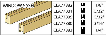 CLA77883 Window Sash 1/4 inch by Classics