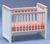 CLA10362 Pink/White Crib by Classics