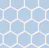 HW7328 Blue Large Hexagon floor 11 inch x 17 inch by Houseworks 