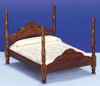 CLA05304 Walnut Cannonball Bed by Classics