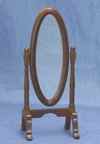 CLA10490 Walnut Cheval Mirror by Classics