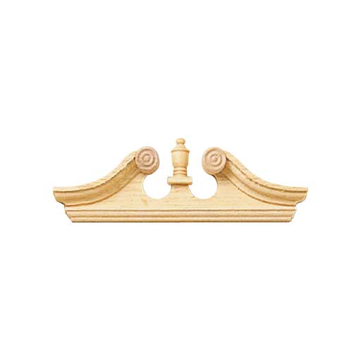 HW7072 Deerfield Window Pediment by Houseworks