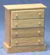 CLA10480 Oak Chest of Drawers by Classics