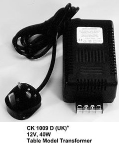 CK1009D (UK) 12V/40W Plug-In Transformer w/Circuit Breaker by Cir-Kit