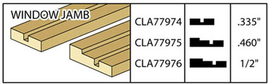 CLA77975 Window Jamb .460 inch by Classics