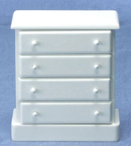 CLA10481 White Chest of Drawers by Classics