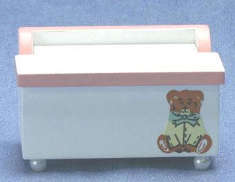 CLA10370 Pink/White Toy Chest by Classics