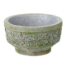 HW4038 Resin Kensington Bowl Planter by Houseworks