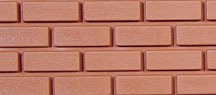 HW8206 Brickmaster-Styrene Bricks Common sheet 63 square inches by Houseworks 