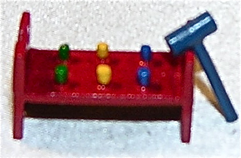 ISL2941 Toy Pounding Bench w/ Hammer by Island Crafts