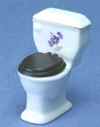 CLA01233 White Toilet with Decal by Classics