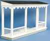 HWFP-72 1 Inch Scale Quickbuild Farmhouse Porch (Fits 00072) by Houseworks 