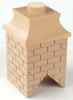 HW2408 Wood Brick Chimney by Houseworks 