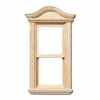 HWH5057 1/2 inch scale Bonnet Pediment Window by Houseworks