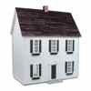 HWH-72 1/2 inch scale Colonial Dollhouse Kit, Unfinished by Houseworks 