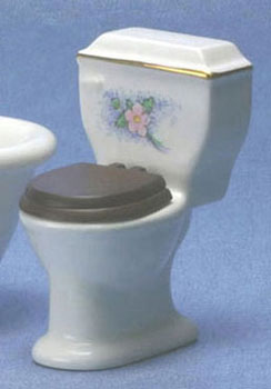 CLA01214 Toilet with Flower Decal by Classics 