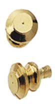 HW1116 Plain Knob Brass 6 Pc/Pk by Houseworks