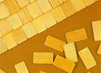 CLA70259 Cedar Rectangle Shingles 1000 pcs by Classics