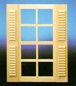 CLA75003 Standard 8 Light Window w/Shutters by Classics 