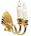 HW2612  Shell Sconce by Houseworks