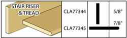 CLA77344 Stair Riser 5/8