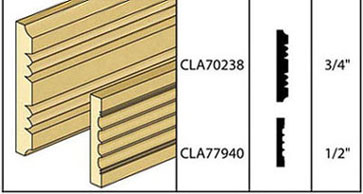 CLA77940 1/2 inch Door & Window Casing by Classics