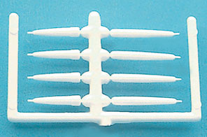 CB2704 - White Candles, 8 Pcs.