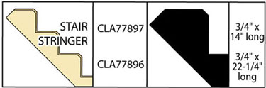 CLA77896 Stair Stringer 3/4