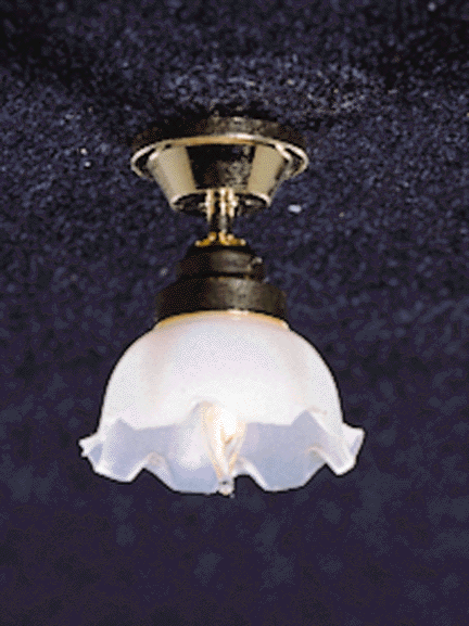 CK3719 Fluted Shade Ceiling Lamp by Cir-Kit