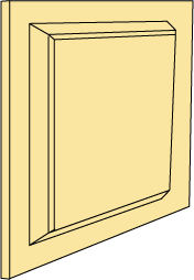 CLA71073 1 Raised Wainscot Panels by Classics