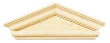 HW7070 Federal-Style Hooded Pediment by Houseworks