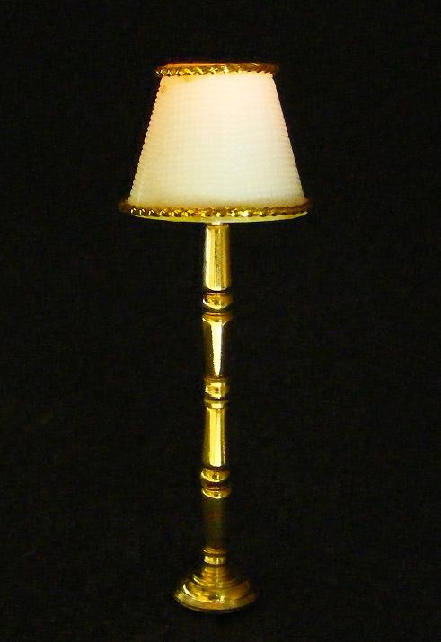 CK2700 1/2 inch scale Gold-Base Floor Lamp by Cir-Kit