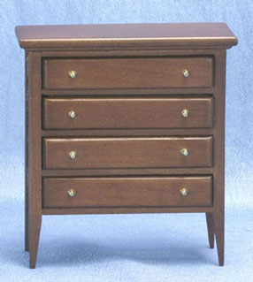 CLA10460 Walnut Chest of Drawers by Classics