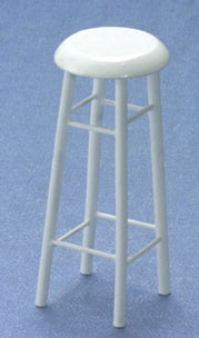 CLA10593 White Bar Stool by Classics