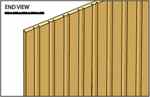 CLA77385 Bead & Board Siding by Classics