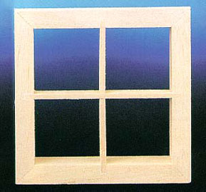 CLA75004 4 Light Window w/Out Panes by Classics