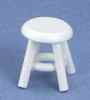 CLA10023 White Stool by Classics