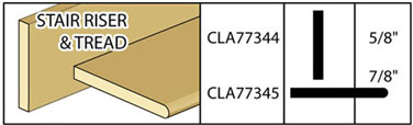 CLA77345 Stair Tread 7/8