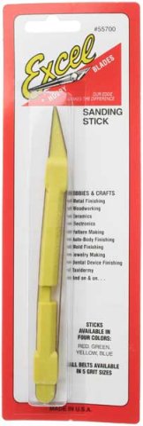 EXL55700-400 YELLOW SANDING STICK #400 GRIT