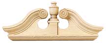 HW7173 Single Deerfield Pediment by Houseworks