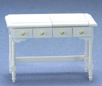 CLA10068 White Desk/Vanity by Classics