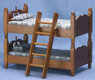 CLA02673 Walnut Bunk Beds by Classics