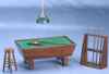 CLA91324 Walnut Pool Table Set by Classics