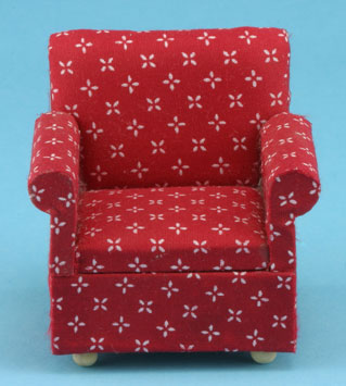 CLA10555 Red Arm Chair by Classics