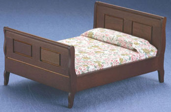 CLA10448 Walnut Sleigh Bed by Classics