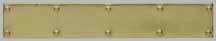 HW1150 Brass Kick Plate 2/Pkg by Houseworks 