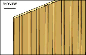 CLA77386 Bead & Board Siding by Classics