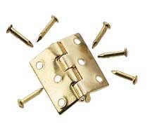 HW1122 Gold Plated Brass Butt Hinge by Houseworks